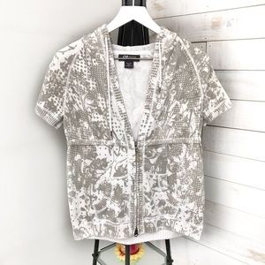 Eddie Bauer Short Sleeved Hoodie Size Small